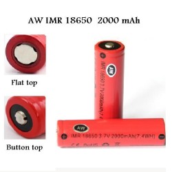 Μπαταρία AW IMR 18650  2000mAh